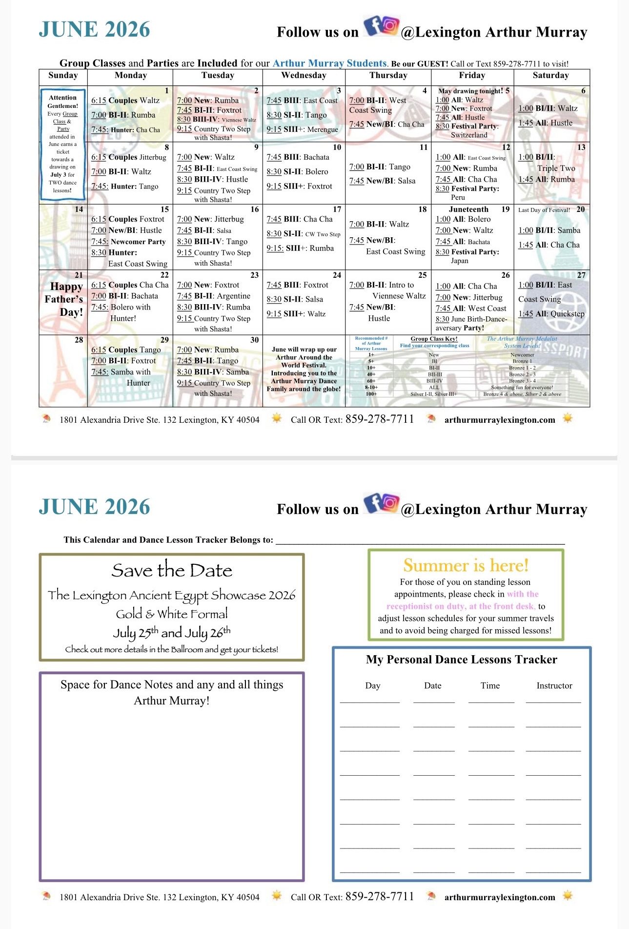 June 2026 Calendar