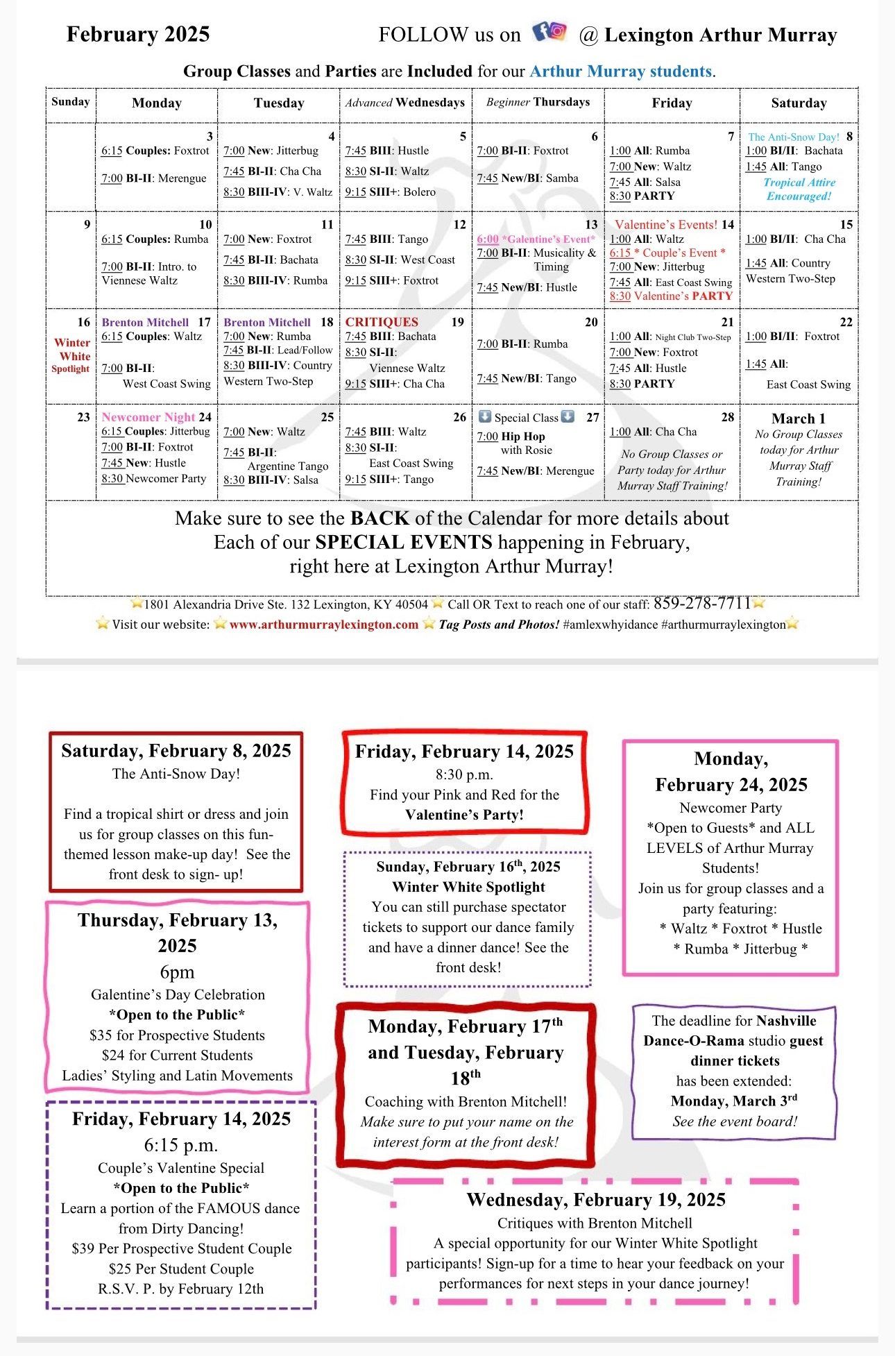 February Calendar 2025